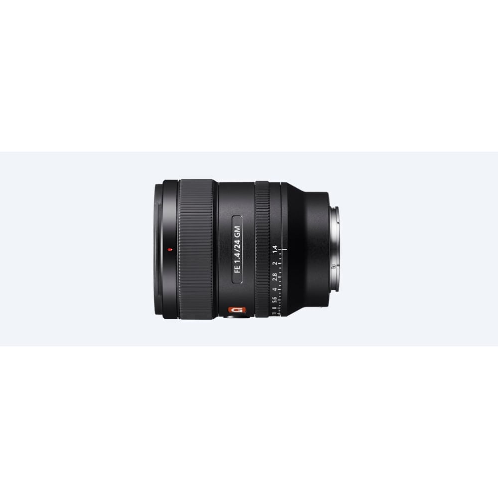 سوني FE 24mm | SEL24F14GM | F1.4 GM | عدسة برايم واسعة | مانت E فل فريم | أسود