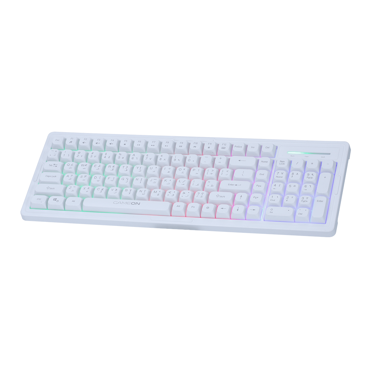 GAMEON GO-CYPHERW-XL All-In-One Bundle (Keyboard, Headset, Mouse & Mousepad) |White