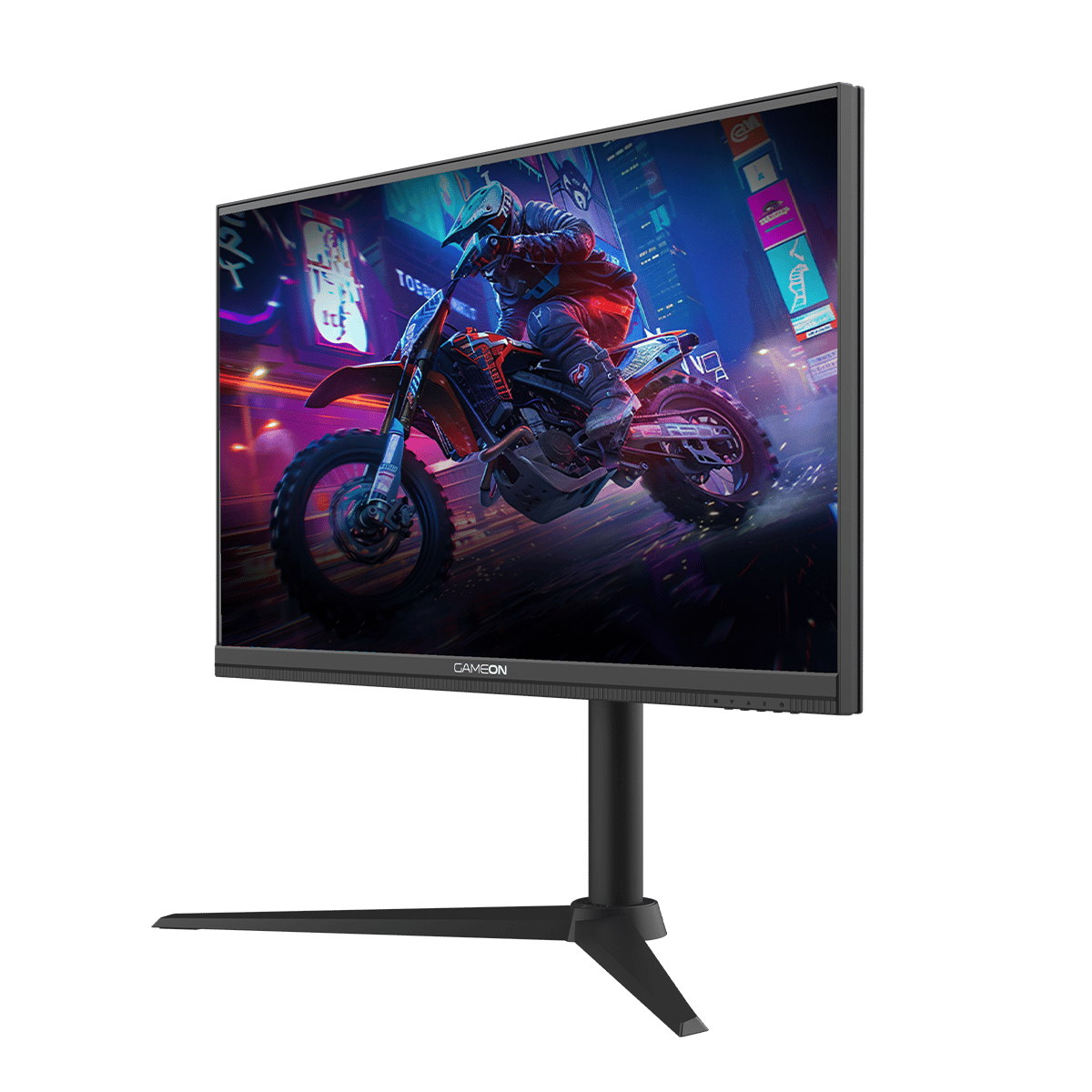 شاشة الألعاب جيم أون GOMP27QHD380IPS سلسلة ميدنايت برو، بحجم 27 بوصة، وبدقة QHD، ومعدل تحديث خارق 380 هرتز، وزمن استجابة 0.5 مللي ثانية، ومنفذ HDMI 2.1، لوحة Fast IPS تدعم جهاز PS5 | أسود