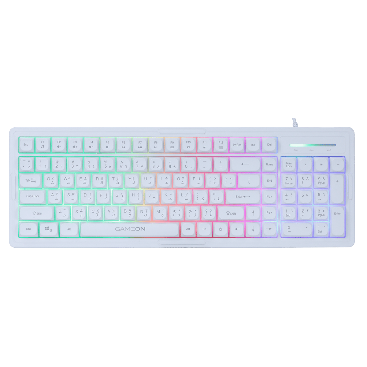 GAMEON GO-CYPHERW-XL All-In-One Bundle (Keyboard, Headset, Mouse & Mousepad) |White