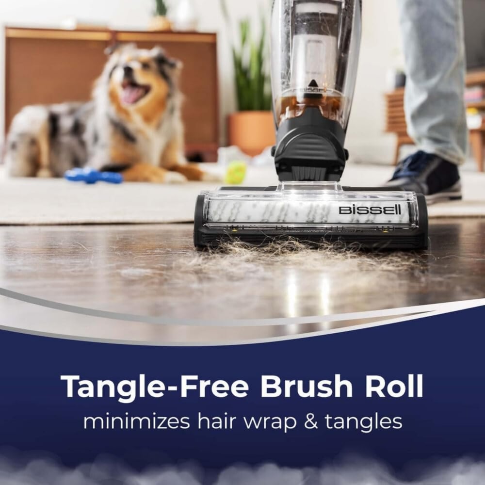 Bissell CrossWave HydroSteam (3527E) Wet & Dry Vacuum Cleaner | All-in-One Cleaning | Black