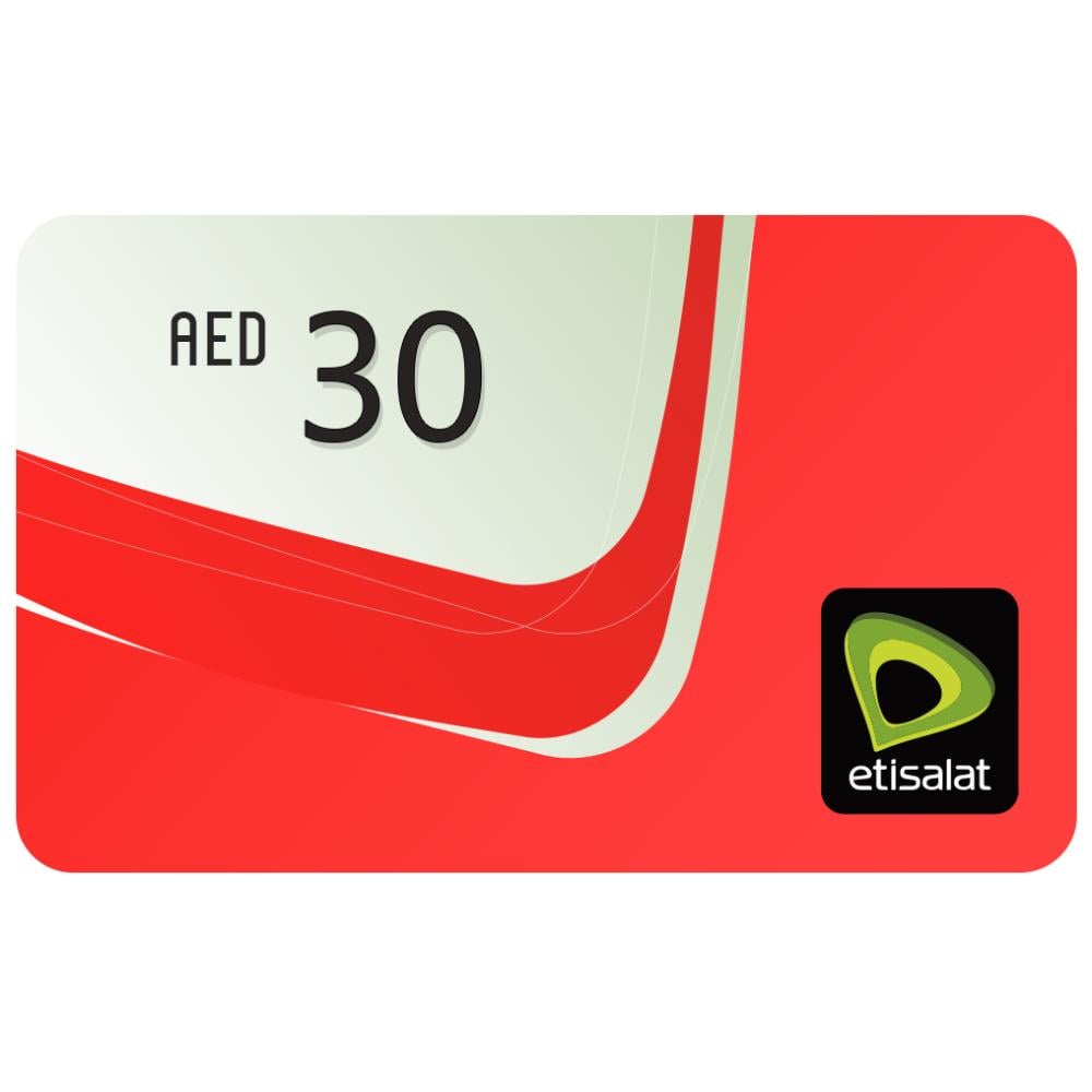 Etisalat Prepaid Card 30 AED