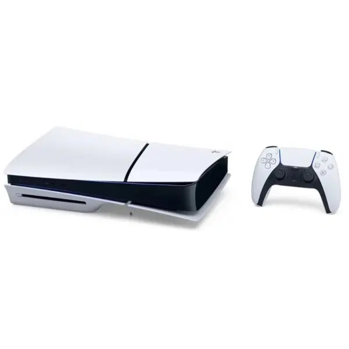 Sony PlayStation® 5 Slim Bluray Disc 1TB Console with Thrustmaster T300 RS GT Edition Racing Wheel White/Black for PS5