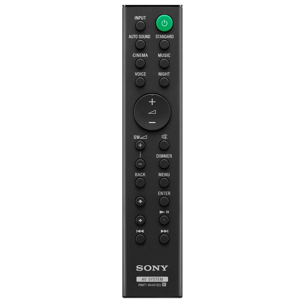 Sony 400W 5.1 Channel Bluetooth and USB Connectivity Dolby Digital Soundbar with Subwoofer and Compact Rear Speakers Black