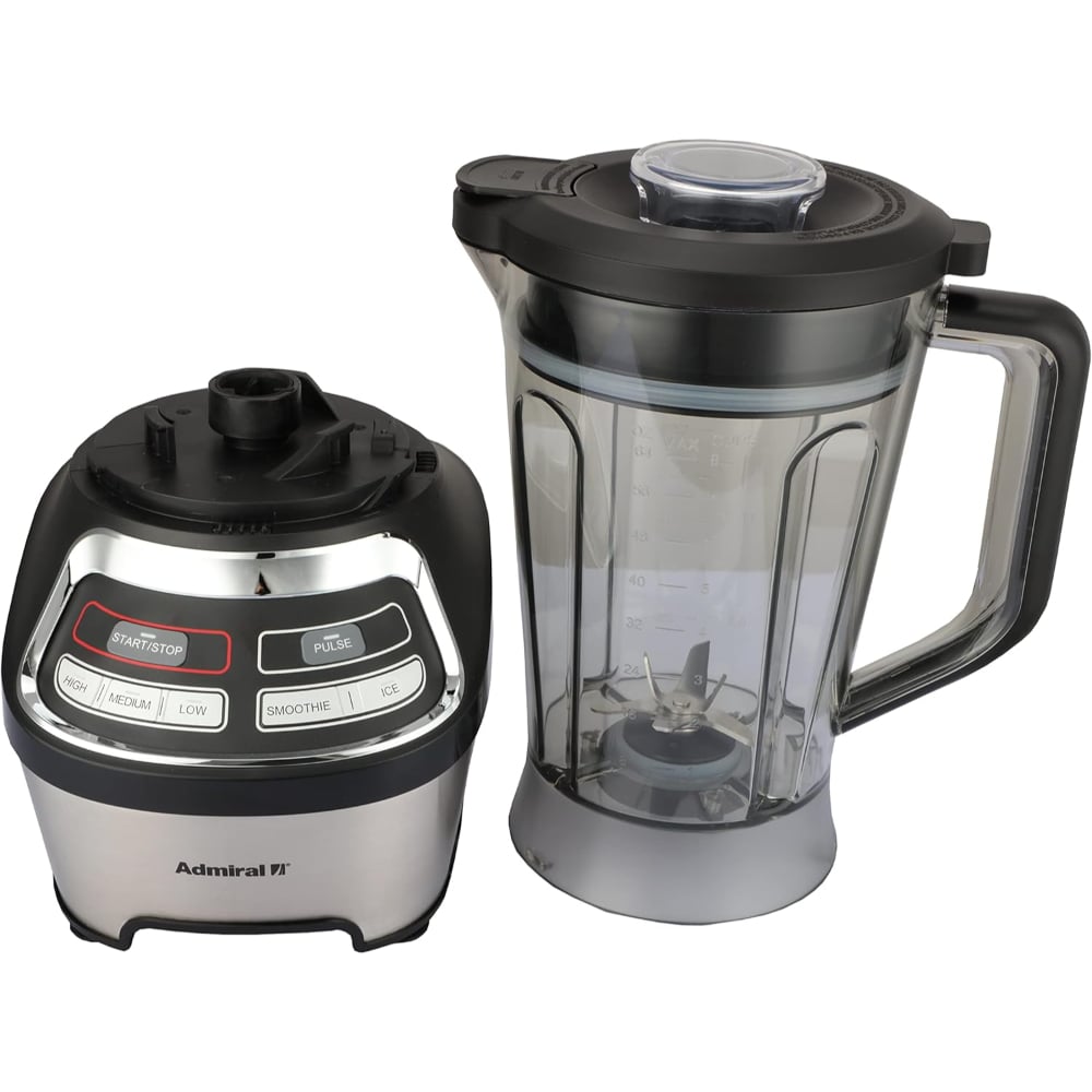 Admiral Blender | 1500W | 3 Speed Control | 1.8L Jar | Black/Silver | ADBL1815SS