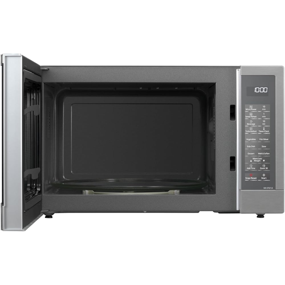 Panasonic Solo Microwave Oven | 1000W | 32 L Capacity | Compact Design | Silver | NN-ST67JSSTM