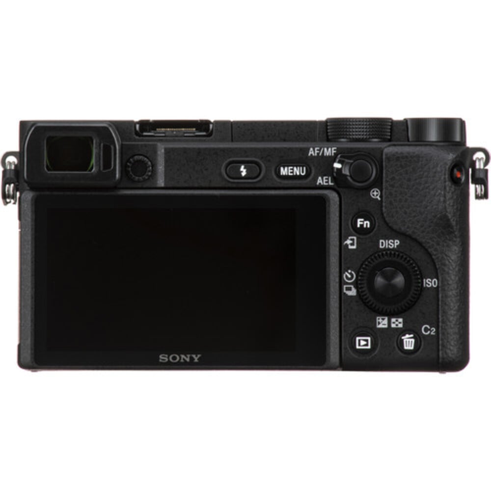 سوني Alpha a6400 | ILCE-6400K | كاميرا ميرورليس APS-C | 24.2 ميجابكسل | عدسة 16–50mm II | أسود