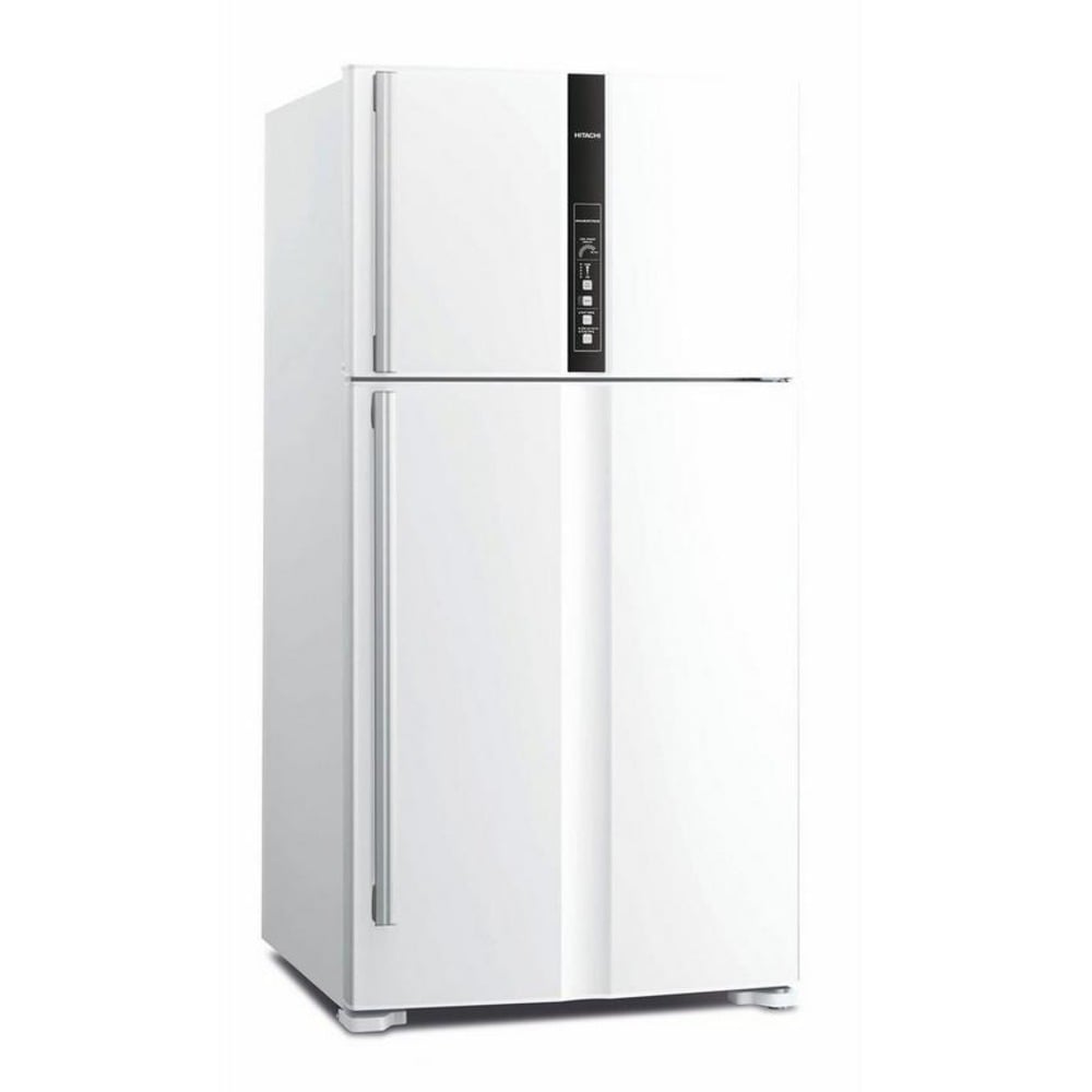Hitachi Top Mount Double Door Refrigerator | 24.8 Cu.Ft | Inverter Technology | R-V905PS1KV-1TWH | White
