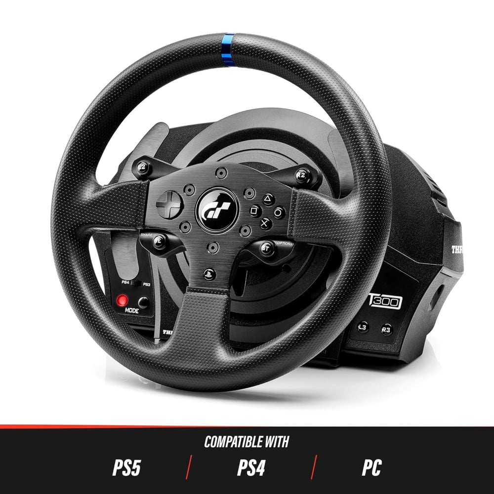 Thrustmaster T300 RS GT Edition Racing Game Wheel for PS5 Black