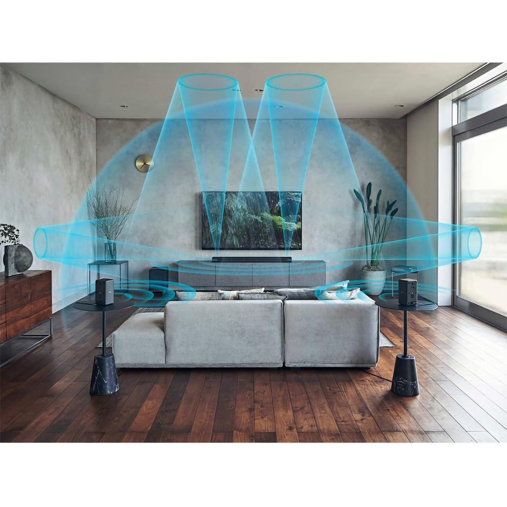Sony SA-RS3S Wireless Rear Speakers for BRAVIA Theatre Systems – Black