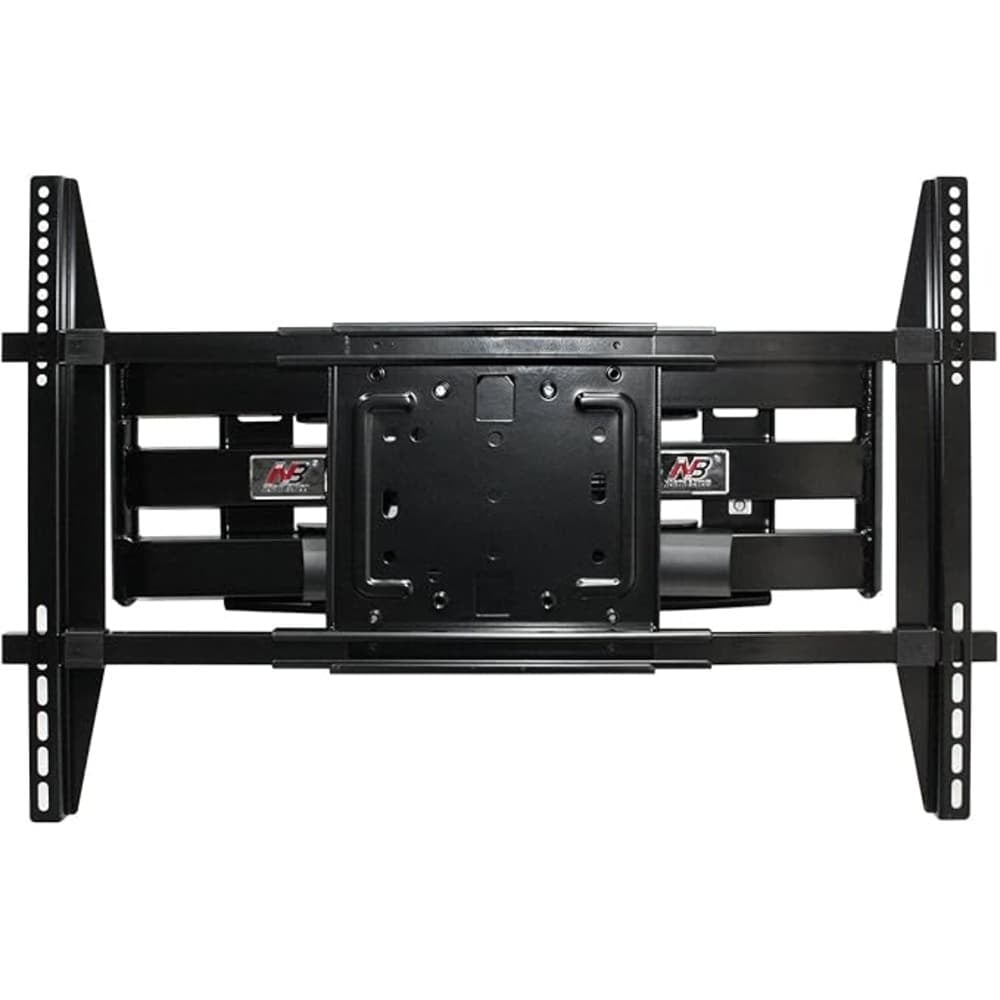 North Bayou 75 Inch To 110 Inch Full Motion Heavy Duty Tv Wall Mount Bracket With Double Extendable Arm Black