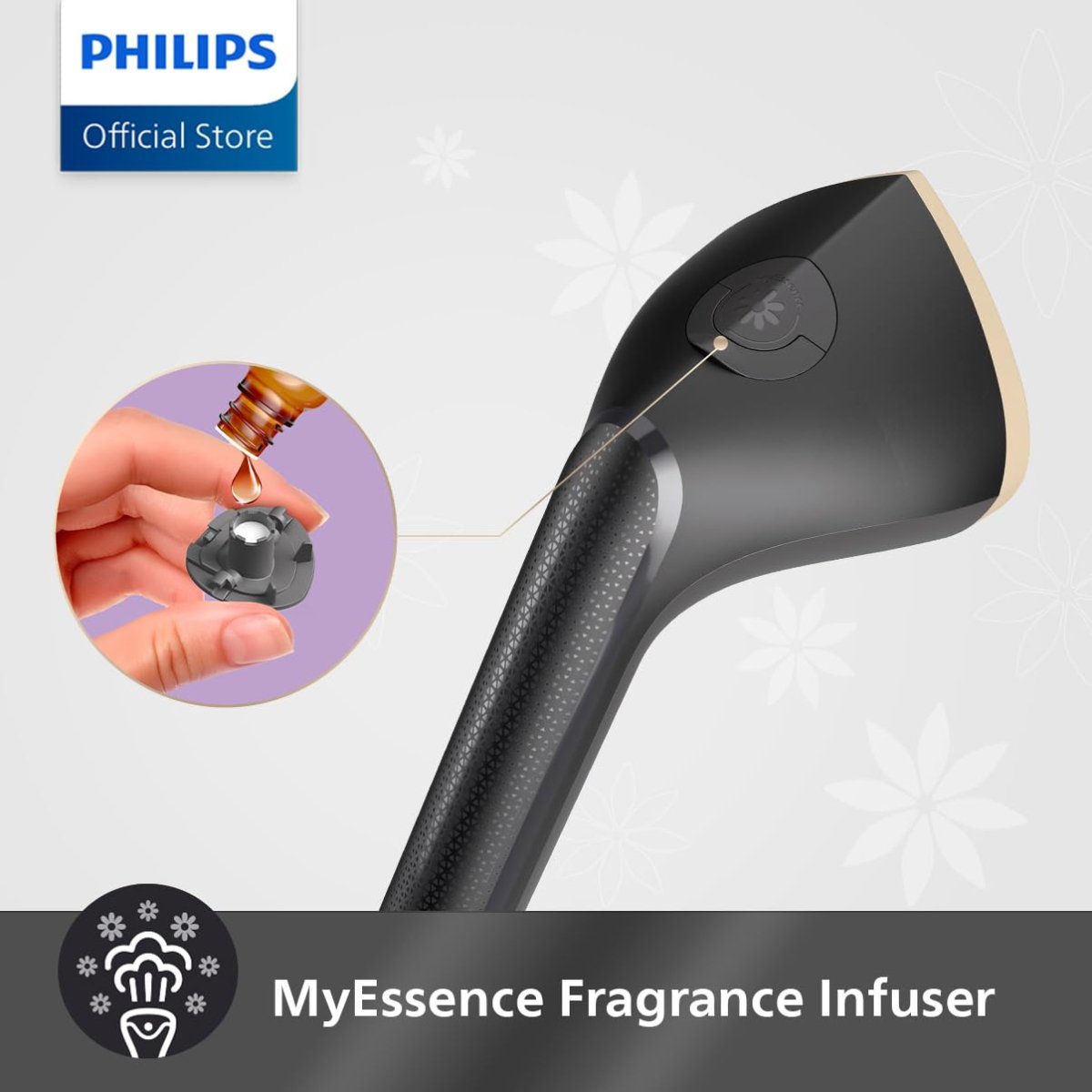 Philips 1800W 3000 Series 3 Steam Settings Stand Garment Steamer with Tilting Styleboard with Water Tank 2L Black