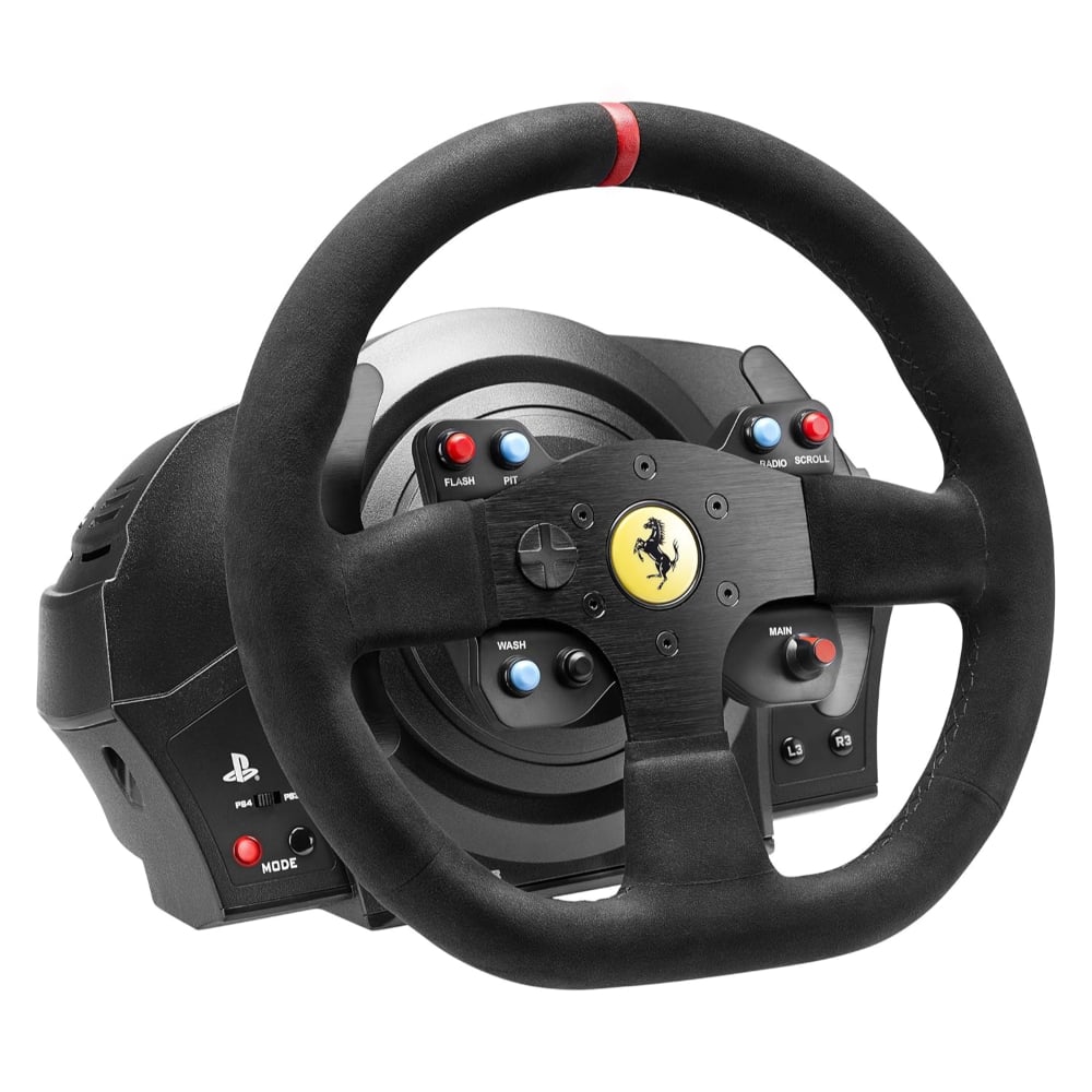 Thrustmaster T300 Ferrari Integral RW Alcantara edition Racing Game Wheel for Pc Black