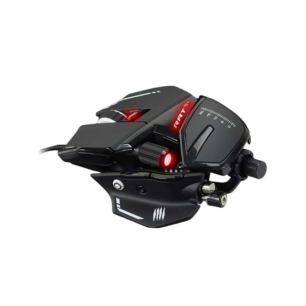 Mad Catz The Authentic R.A.T. 8+ Optical Wired Gaming Mouse Black