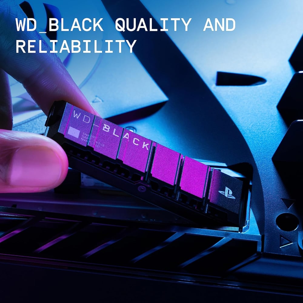 SanDisk 8TB SN850P NVMe 7300MB/s Read Speed SSD Black for PlayStation 5 Console