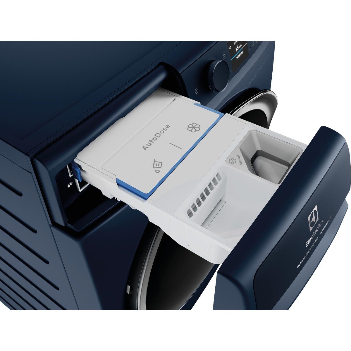 غسالة ومجفف إلكترولوكس UltimateCare 900 سعة 13/9 كجم | سرعة 1400 دورة/دقيقة | IntelliDose | SensorWash | EcoInverter | Wi-Fi | أزرق داكن | EWW1342R9MC
