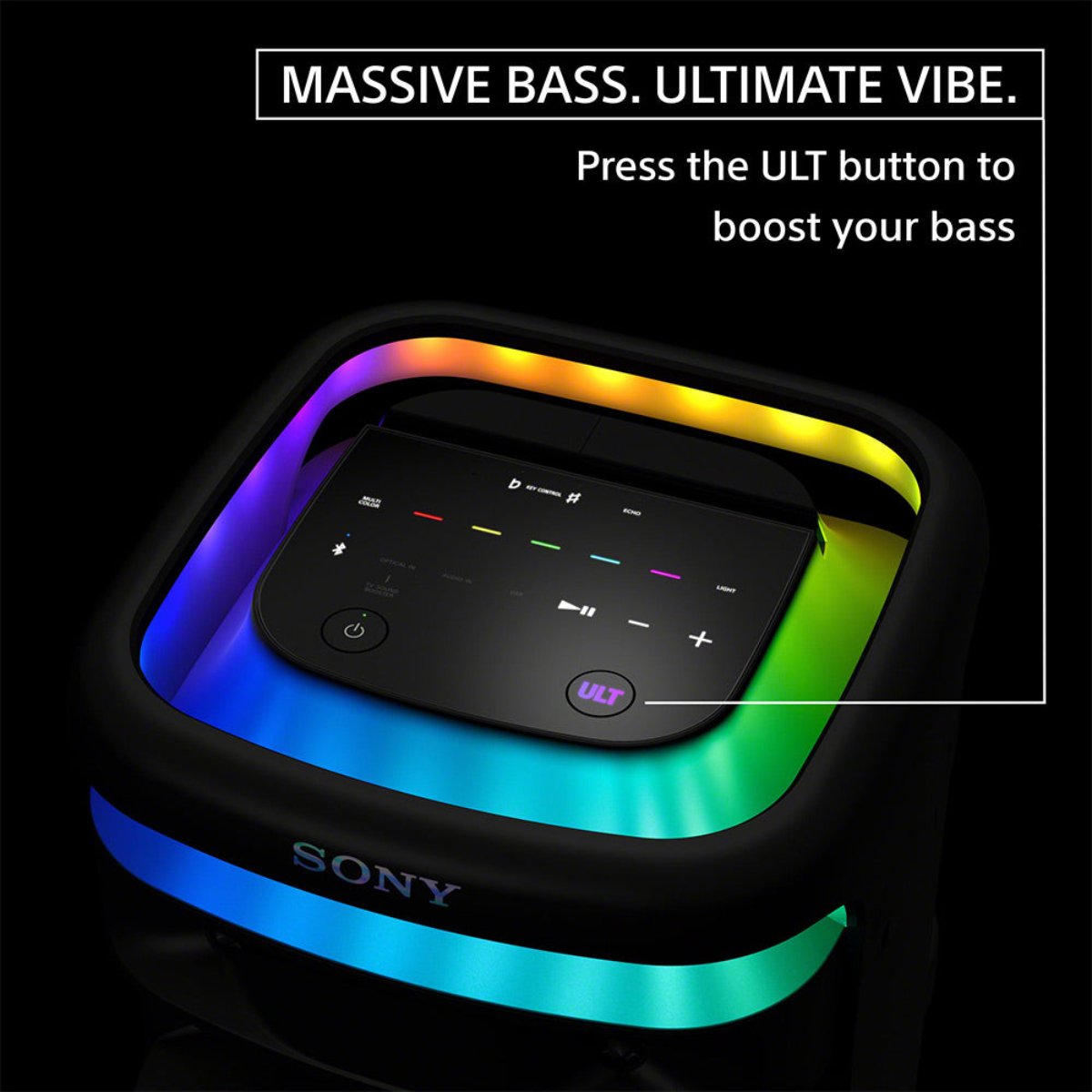 Sony Ult Tower 10 Party Bluetooth Speaker with Ult Button Black