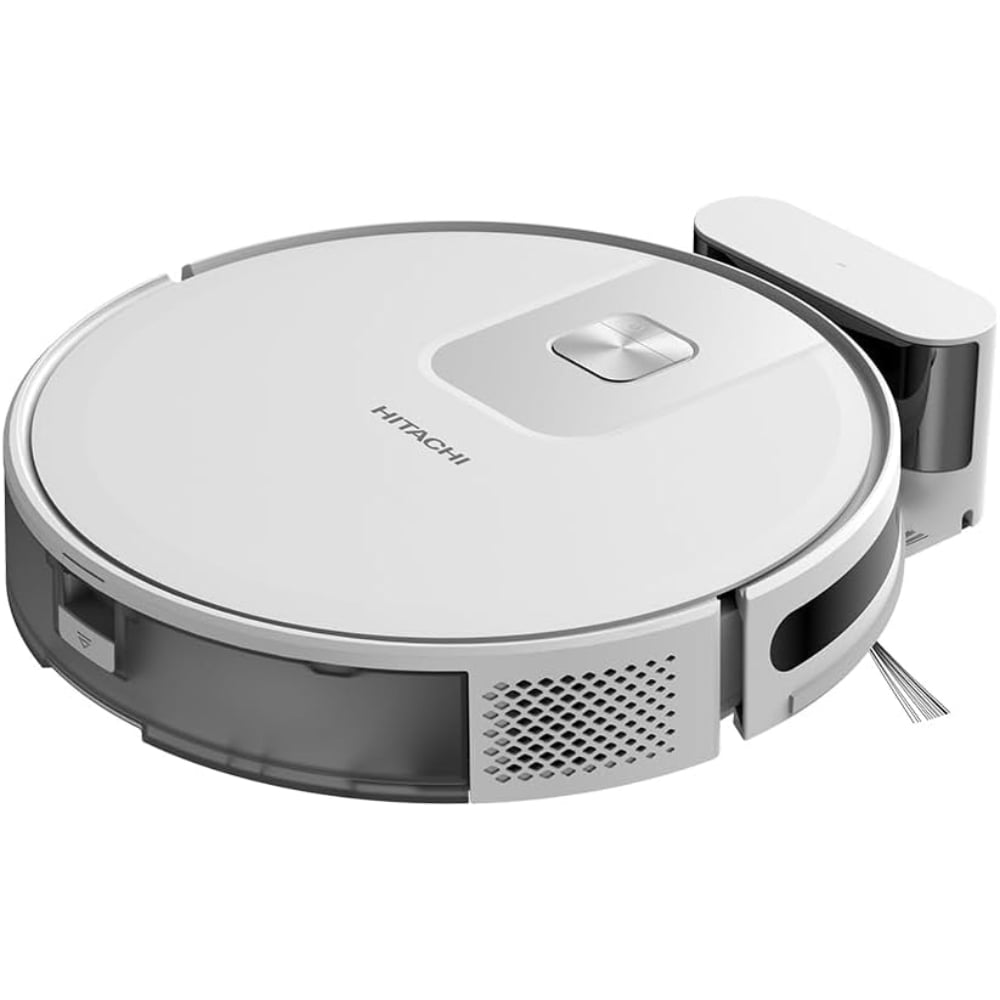 Hitachi Multi-Floor Mapping Robotic Vacuum Cleaner White