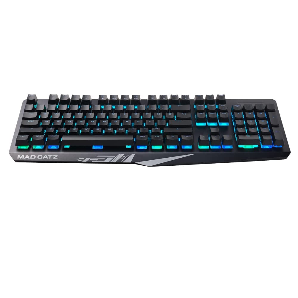 Mad Catz The Authentic S.T.R.I.K.E. 2 Membrane RGB Gaming Keyboard Black