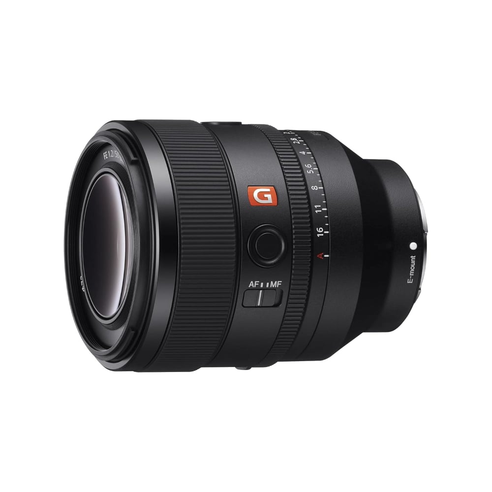 Sony E Mount Sony FE 50mm F1.2 GM Standard Prime Full-Frame Lens Black