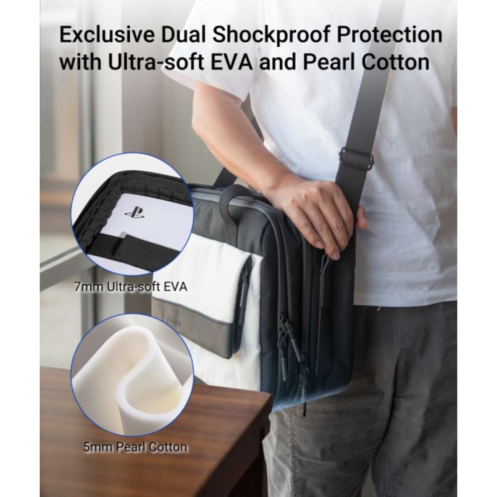 Gamertek Nomad Playstation 5 Slim Bag White