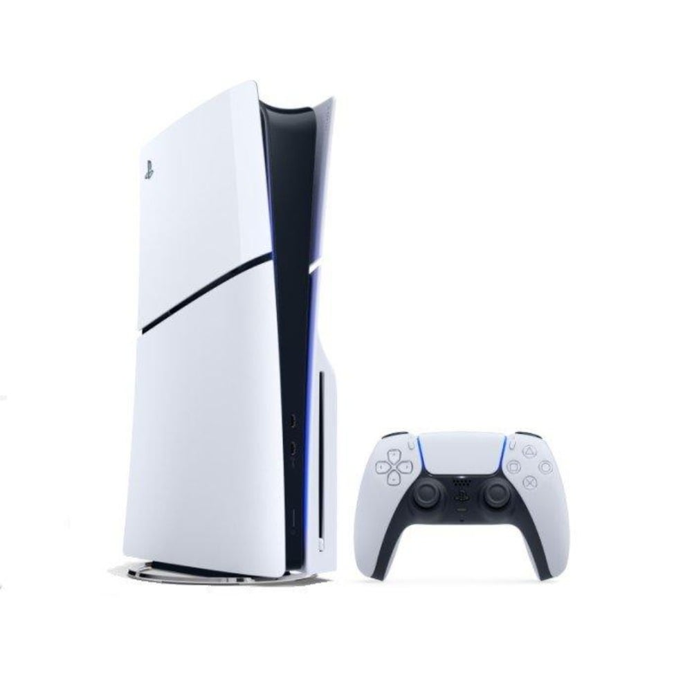 Sony PlayStation 5 Slim Blu-Ray Disc Console bundle with Extra DualSense Wireless Controller - Volcanic Red