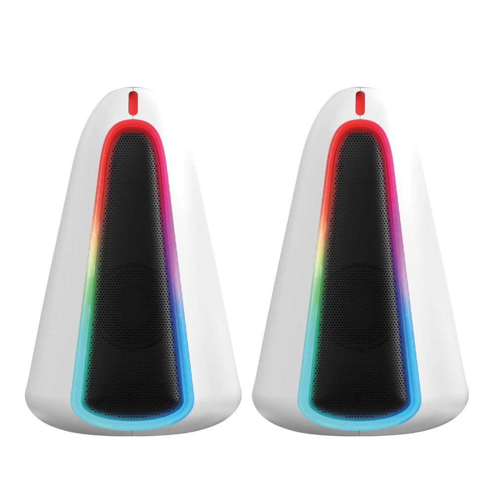 Marvo LB-MAR-SPK-2179L Monka Zilla Wireless Bluetooth Stereo Gaming Speaker System – White
