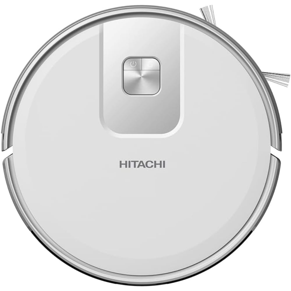 Hitachi Multi-Floor Mapping Robotic Vacuum Cleaner White