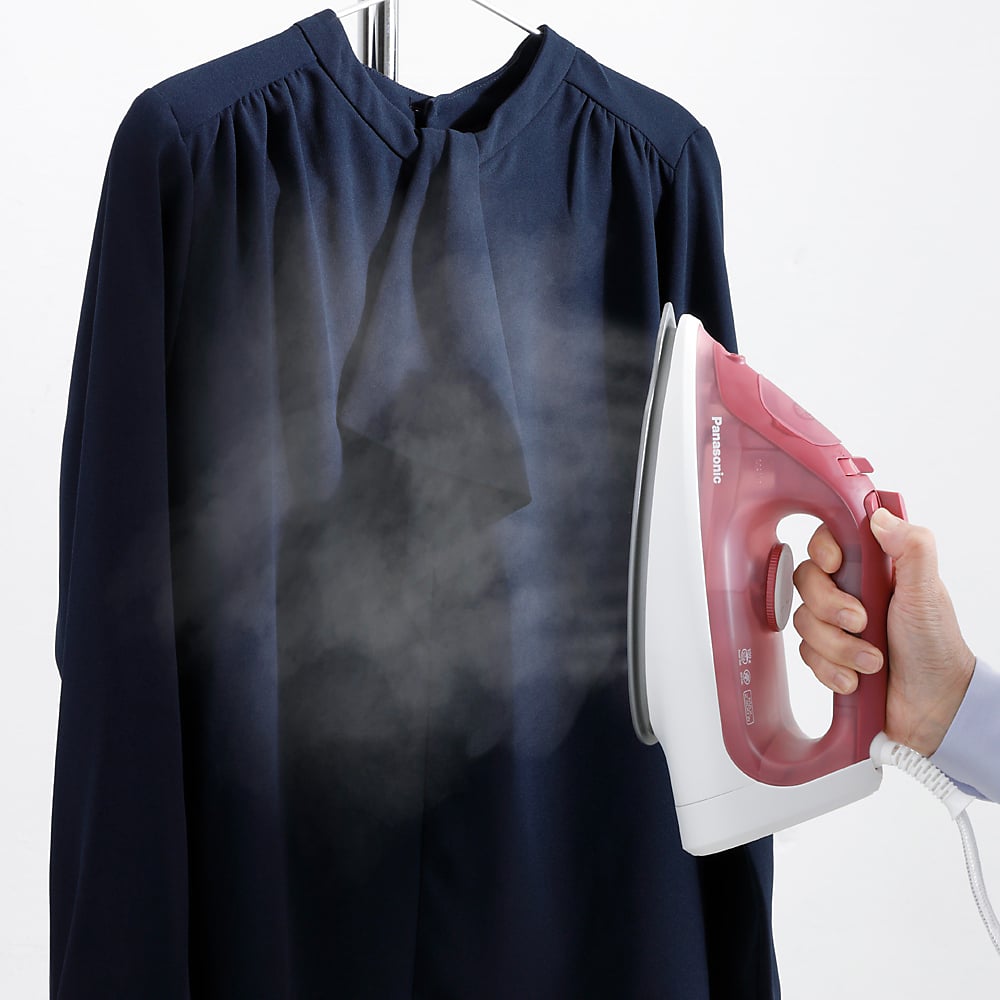 Panasonic Steam Iron | 2300W | Ergonomic Design | Large Water Tank 300 ml | Red | NI-S430RTH