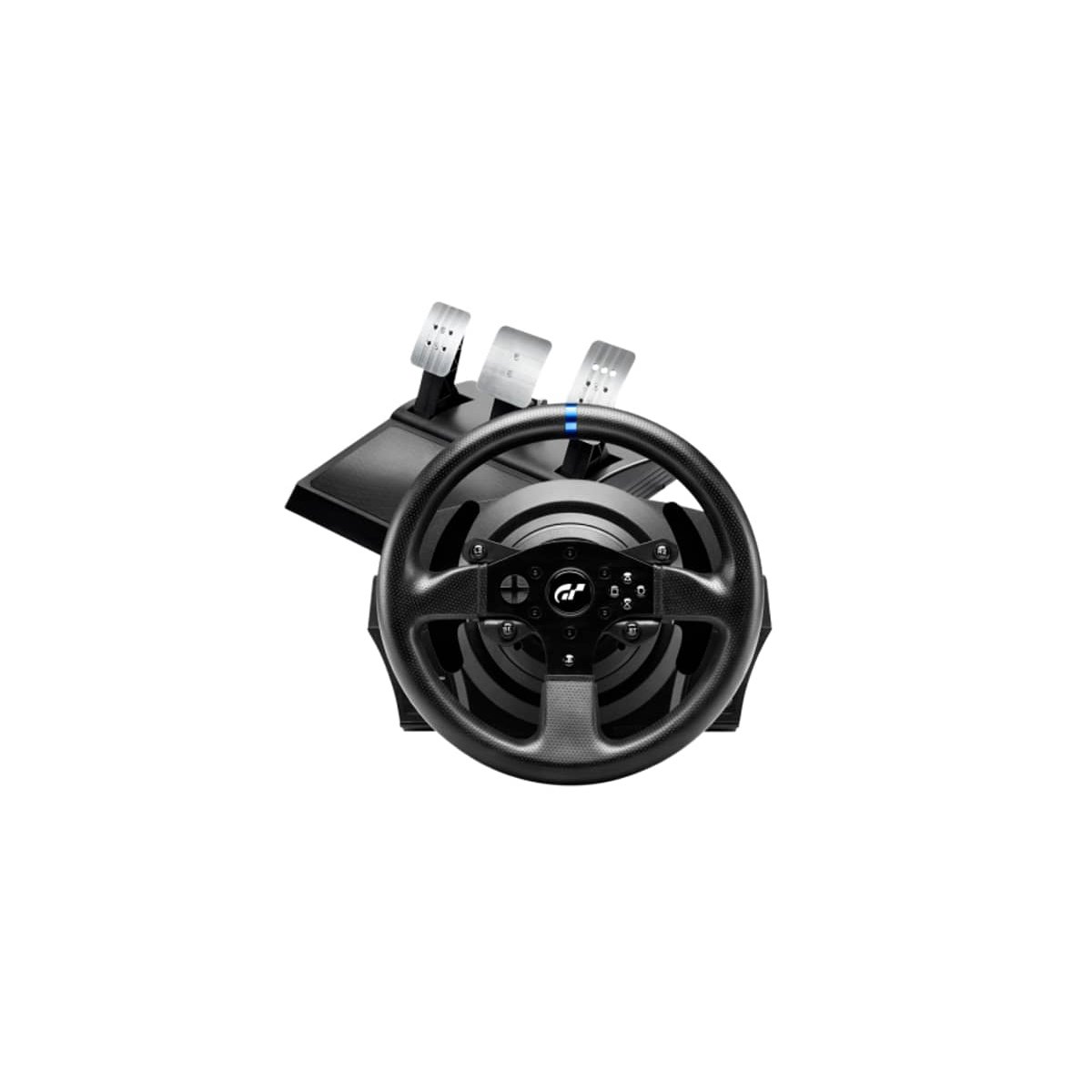 Sony Slim Blu-Ray Disc Gaming Console with Thrustmaster T300 RS GT Edition Racing Wheel White/Black for PS5