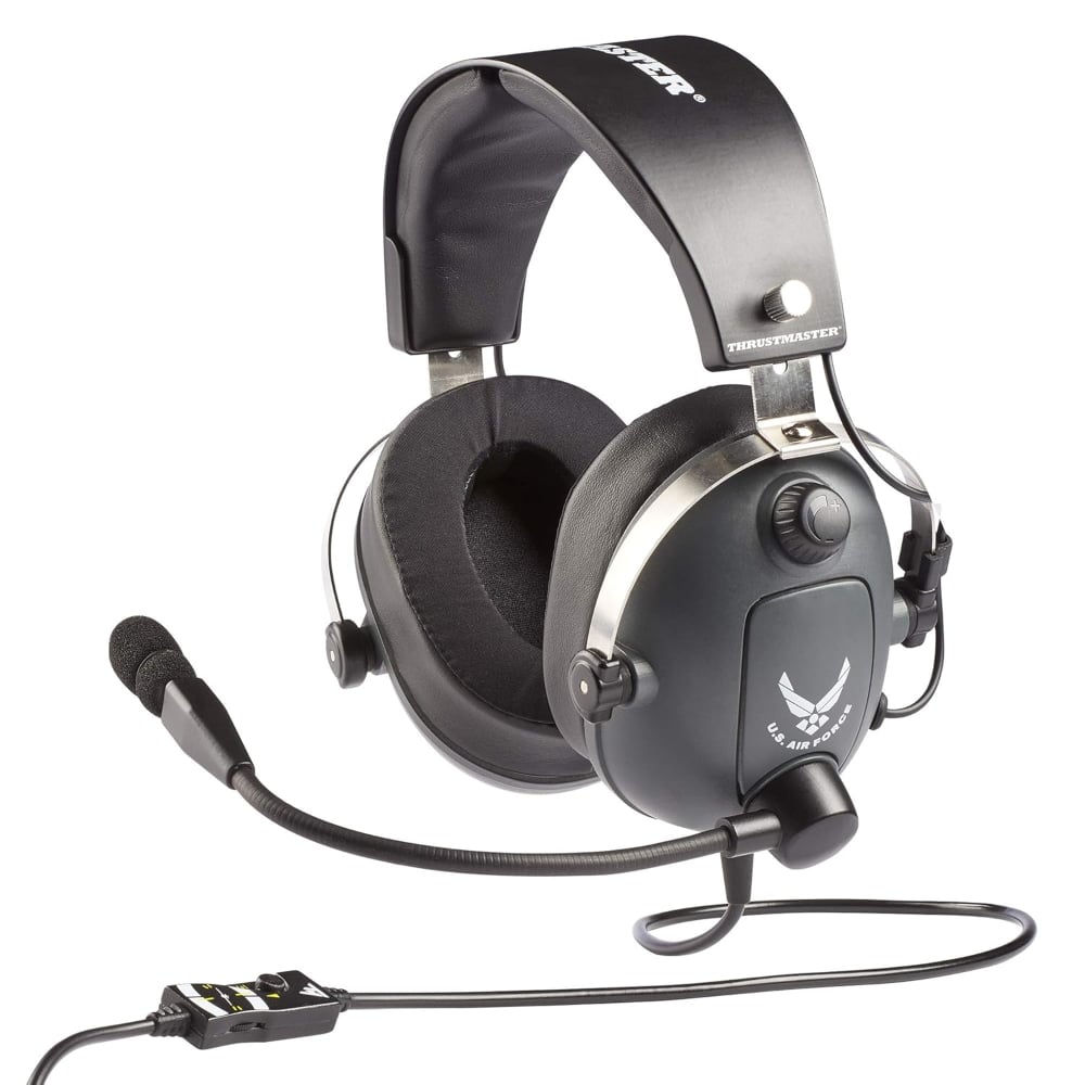 Thrustmaster T-Flight Us Air Force Edition Us Air Force Edition Wired Gaming Over-Ear Headset Black