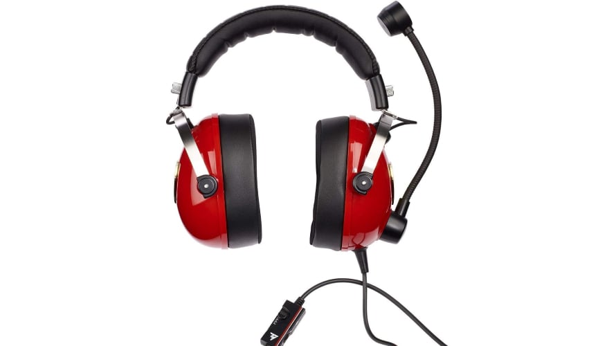 Thrustmaster TRacing Scuderia Ferrari Edition | Wired Gaming Headset | Official Ferrari Design, High-Quality Audio | Black