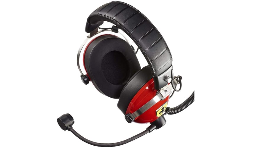 Thrustmaster TRacing Scuderia Ferrari Edition | Wired Gaming Headset | Official Ferrari Design, High-Quality Audio | Black