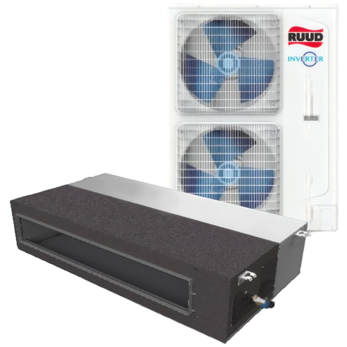 Ruud 48000BTU Duct Concealed Air Conditioner with Cooling Function White