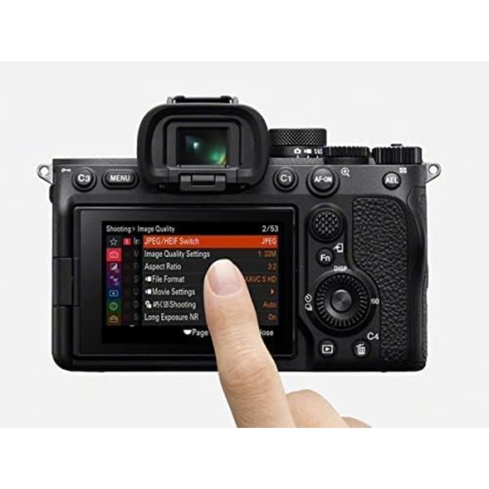 Sony Alpha a7 IV | ILCE-7M4 | Full-Frame Mirrorless Camera | 33MP | Body Only | Black