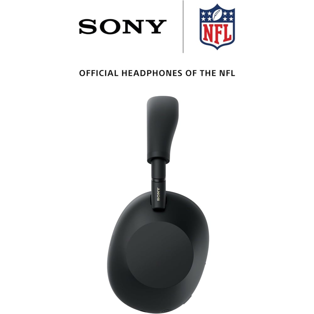 Sony WH-1000XM6 Wireless Over-Ear Headphones Active Noise Cancellation 30-Hour Battery Black