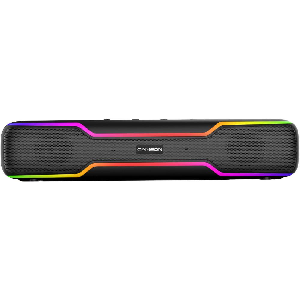 Gameon Dominator Blaze Wireless RGB Gaming Soundbar| Black