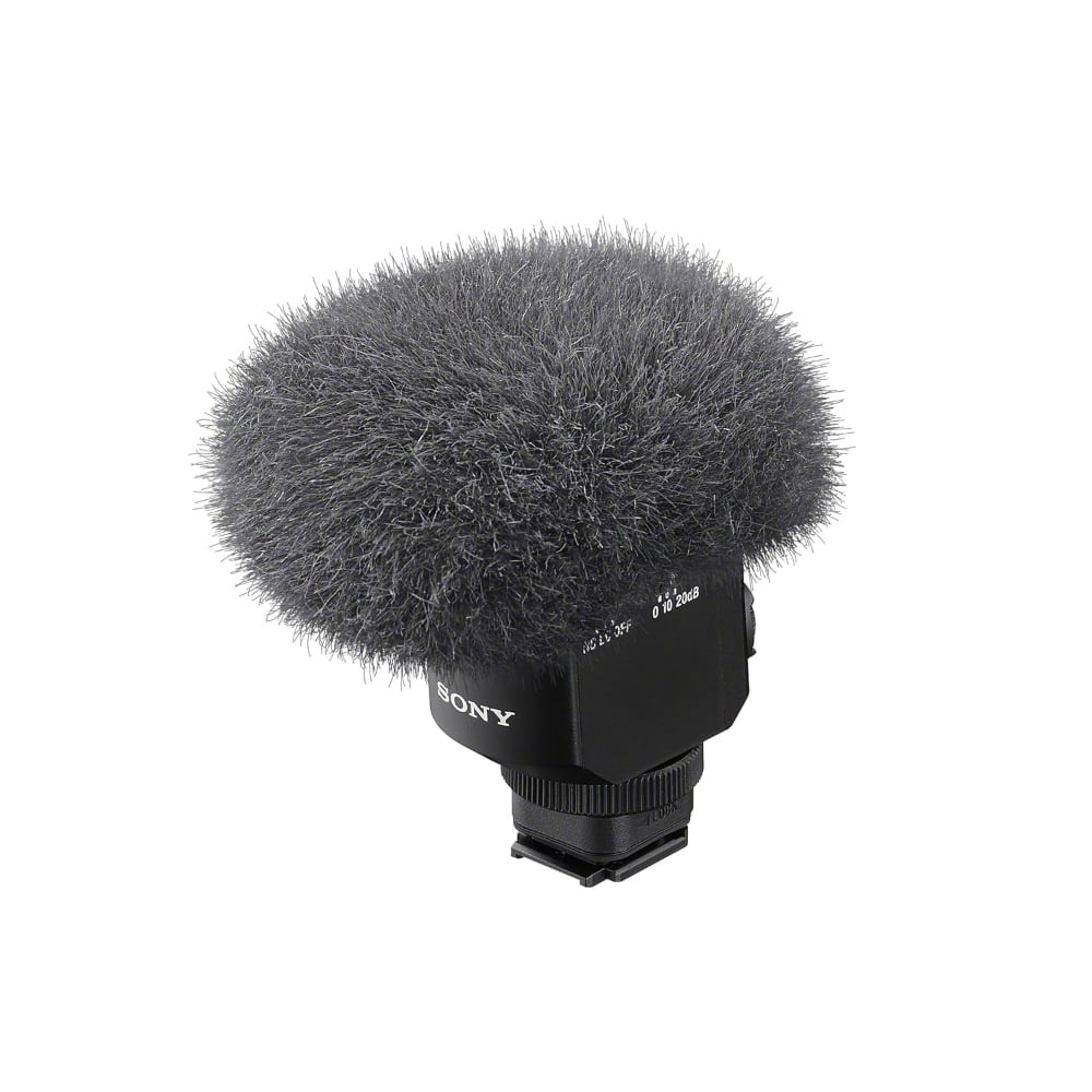Sony Eight Audio Recording Modes Digital Shotgun Camera Microphone Black