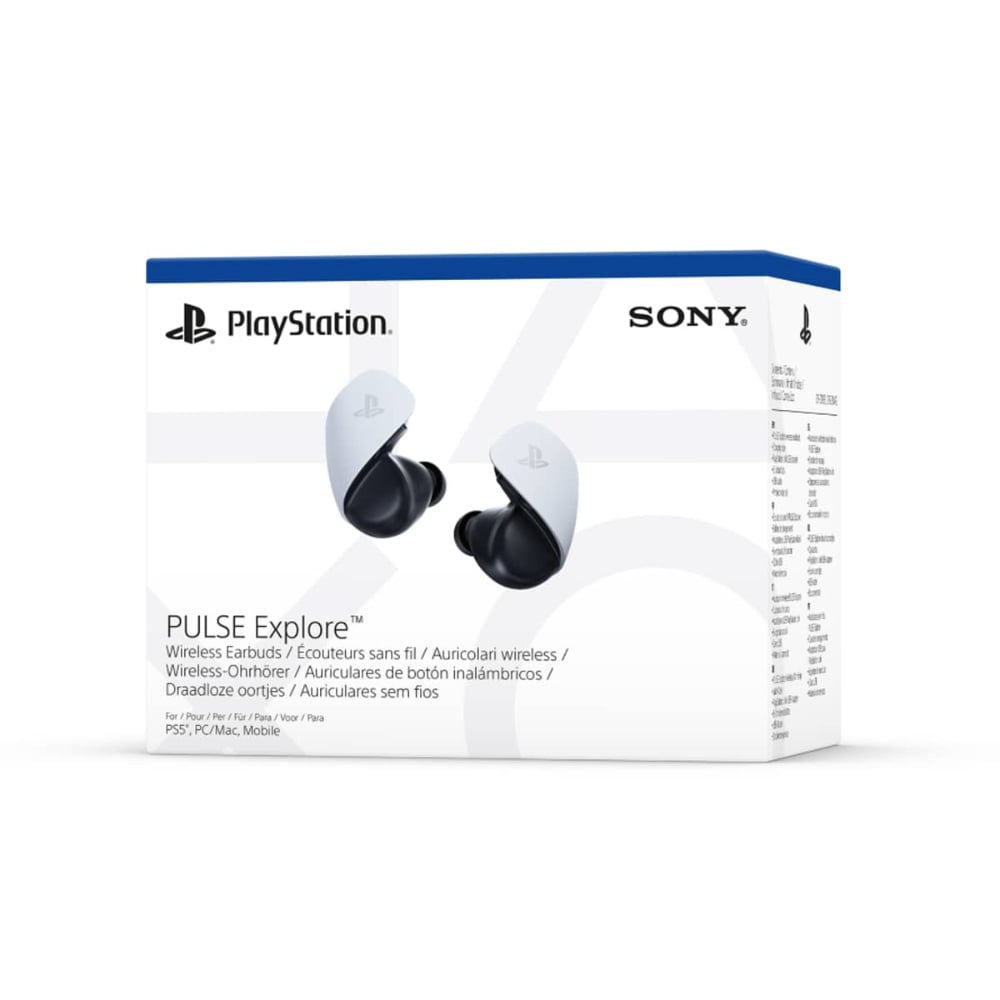 Sony Pulse Explore True Wireless In-Ear Gaming Earbuds with Charging Case White