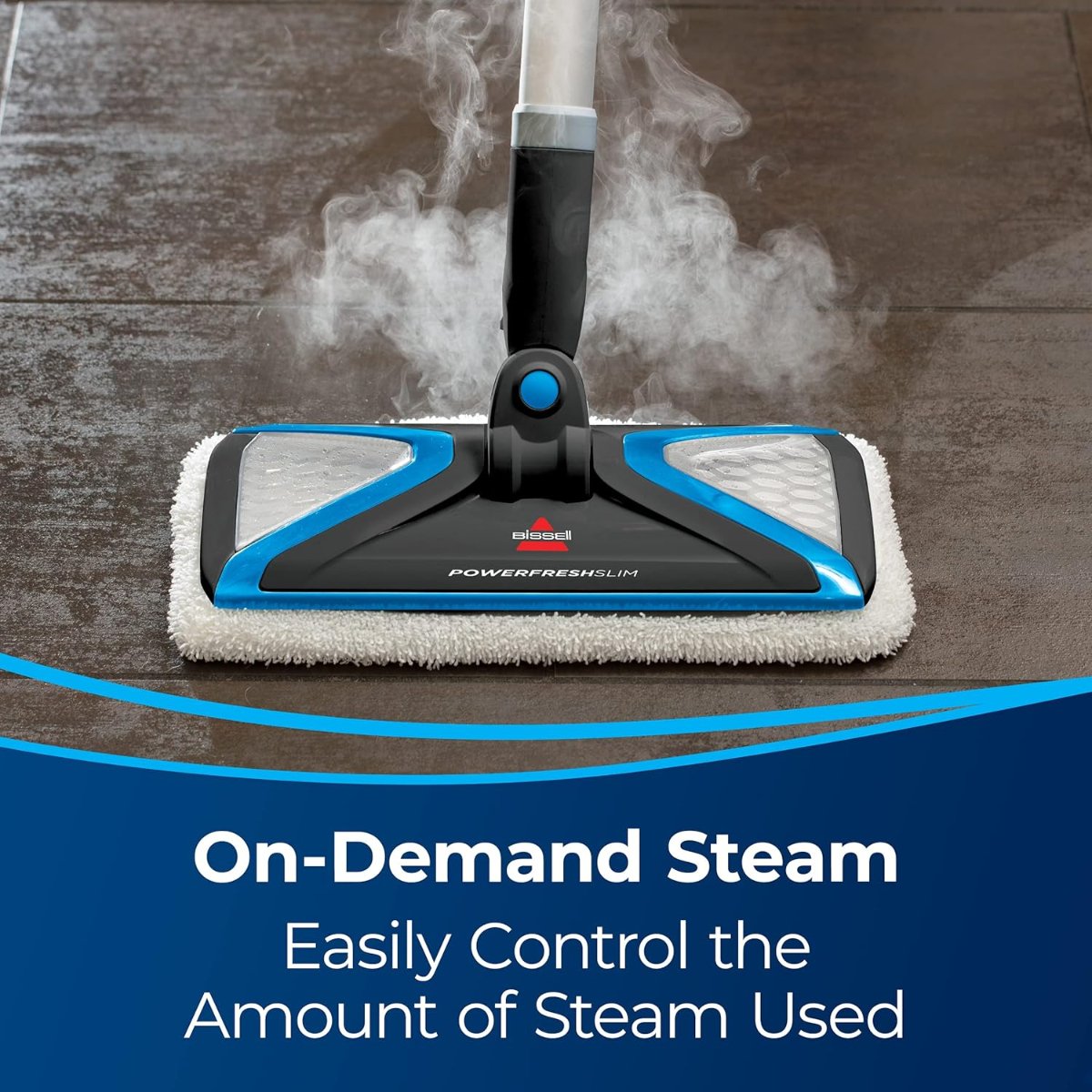 Bissell PowerFresh 3-in-1 (2233E) Steam Cleaner | Sanitizes Floors | Blue/White