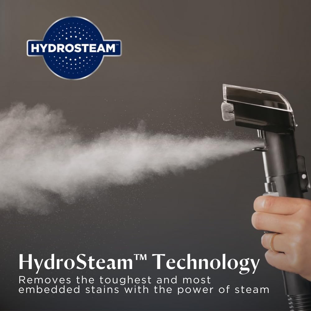 Bissell SpotClean HydroSteam (3700E) Portable Deep Cleaner | Powerful Cleaning | Black