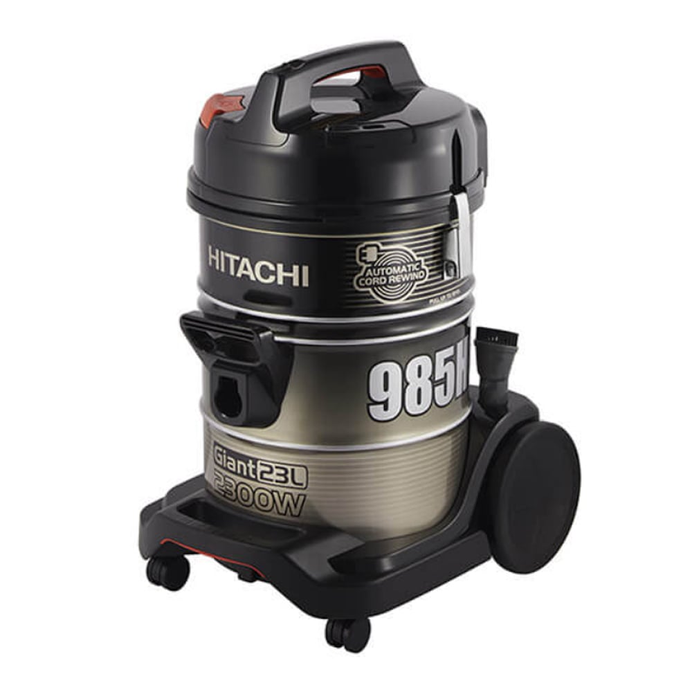 Hitachi 2300W Corded Electric Pail Can Vacuum Cleaner 23L Champaign Gold Black