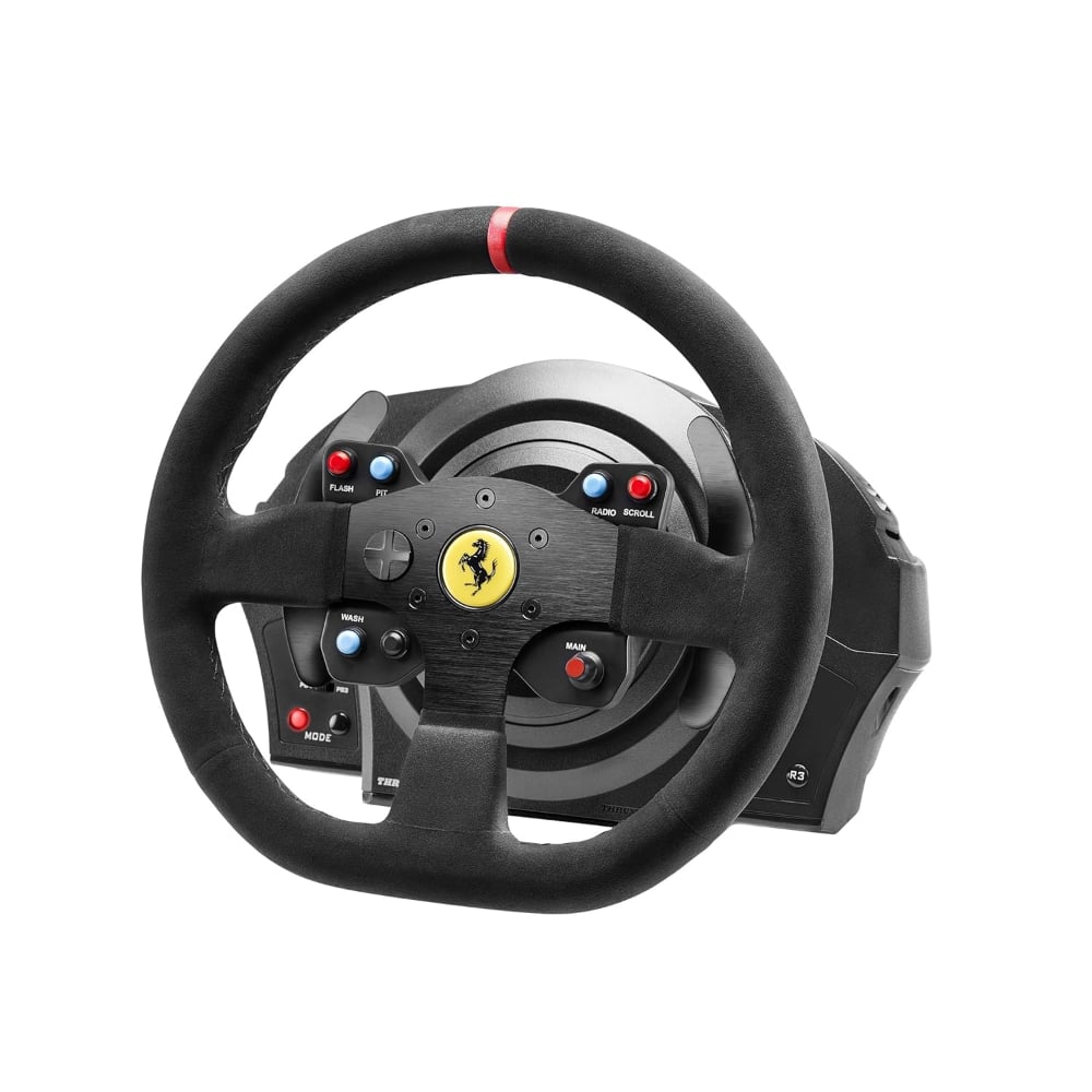Thrustmaster T300 Ferrari Integral RW Alcantara edition Racing Game Wheel for Pc Black
