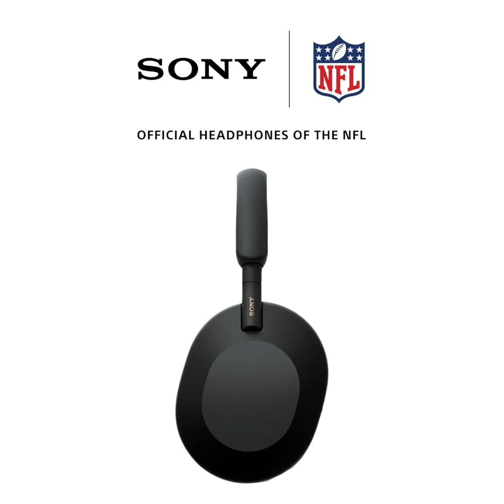 Sony WH-1000XM5 Wireless Over-Ear Headphones Noise Cancellation with Microphone Black