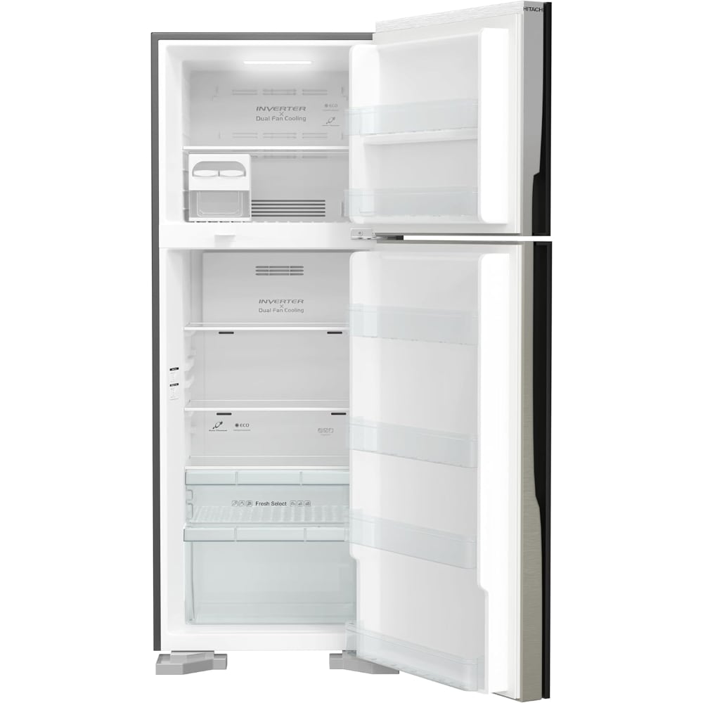 Hitachi 15.9 Cu.Ft Carbon Line Series Inverter Compressor Double Door Top Mount Refrigerator 450L Silver