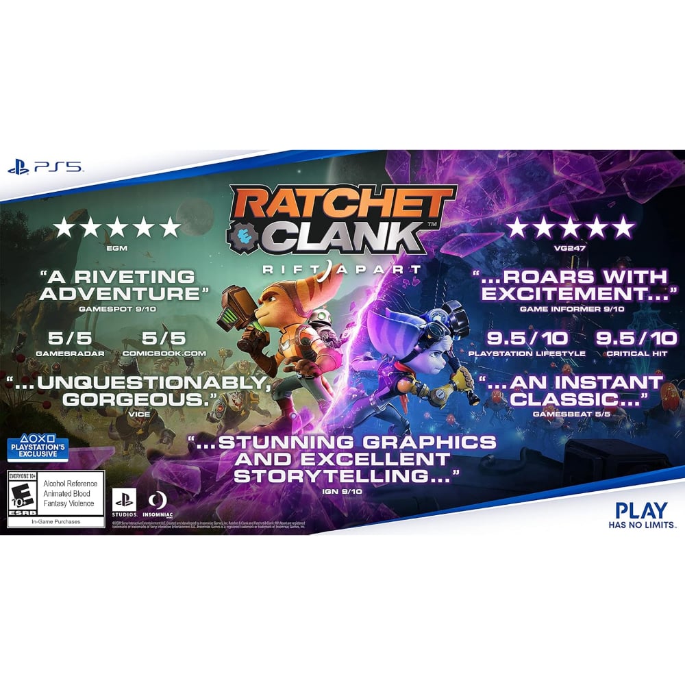 PlayStation Ratchet & Clank: Rift Apart Video Game Playstation 5