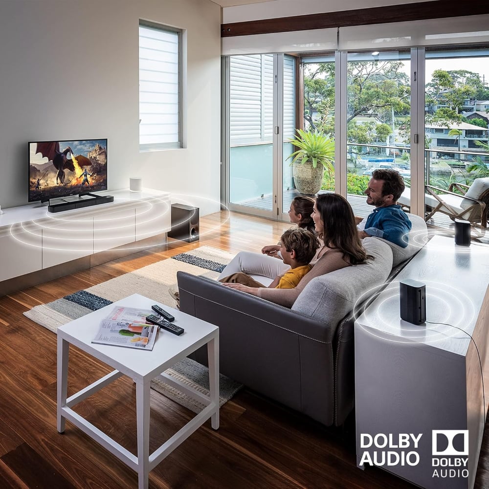 Sony HT-S20R 400W 5.1 Channel Bluetooth and USB Connectivity Dolby Digital Soundbar with Subwoofer and Compact Rear Speakers Black