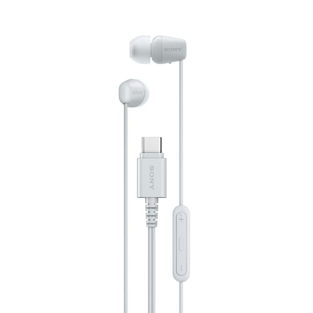 Sony IER-EX15C USB-C Wired In-Ear Headphones with Microphone White