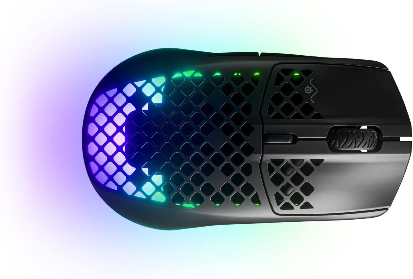 SteelSeries Aerox 3 Wireless - Super Light Wireless Gaming Mouse - 18,000 CPI TrueMove Air Optical Sensor - 200 Hour Battery Life - Black