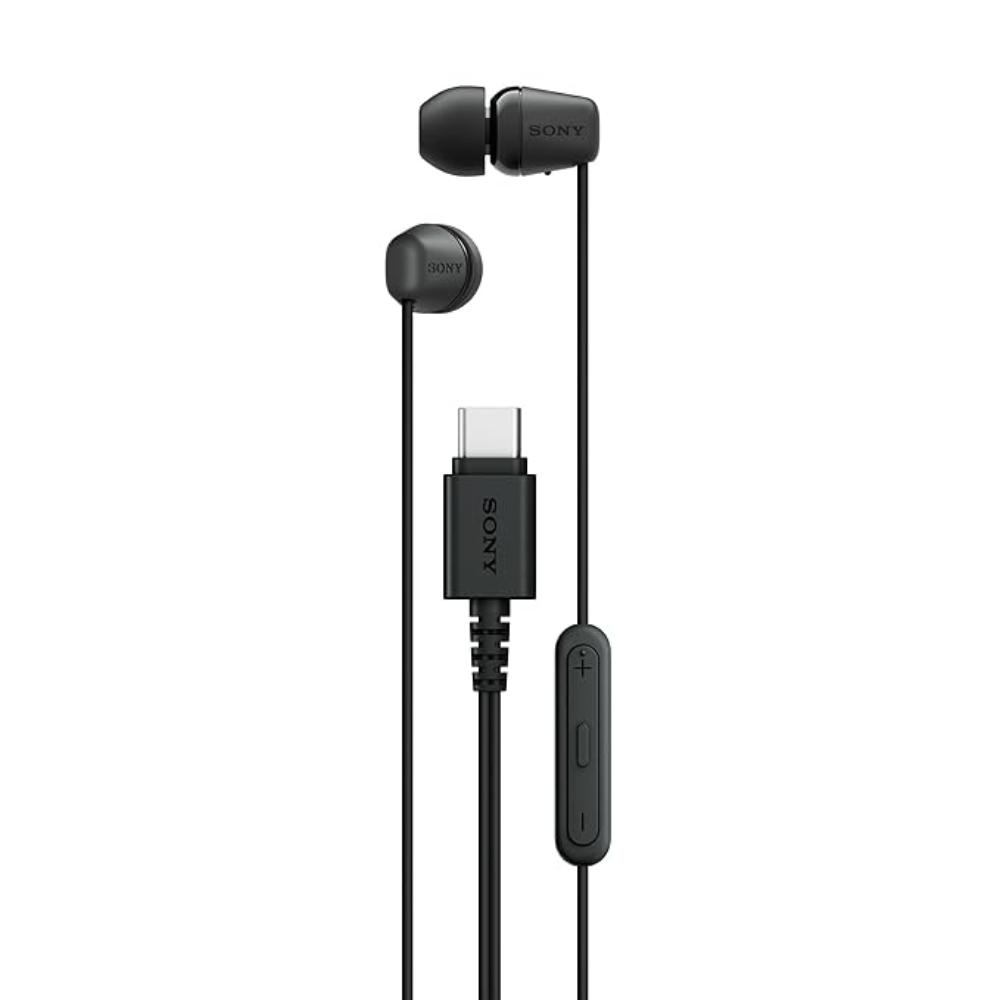Sony IER-EX15C USB-C Wired In-Ear Headphones with Microphone Black